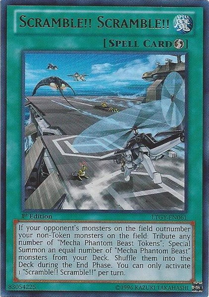 Scramble!! Scramble!! - Lord of the Tachyon Galaxy YuGiOh trading card
