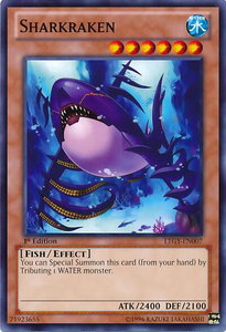 Sharkraken - Lord of the Tachyon Galaxy (LTGY) #LTGY-EN007 - Common / Short Print YuGiOh Trading Card