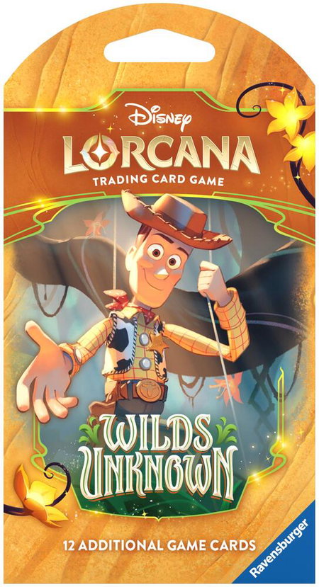 Disney Lorcana: Wilds Unknown Sleeved Booster Pack trading card from Wilds Unknown Disney Lorcana: Wilds Unknown Sleeved Booster Pack - Wilds Unknown Disney Lorcana trading card