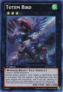 Totem Bird - Lord of the Tachyon Galaxy (LTGY) #LTGY-EN086 - Secret Rare YuGiOh Trading Card