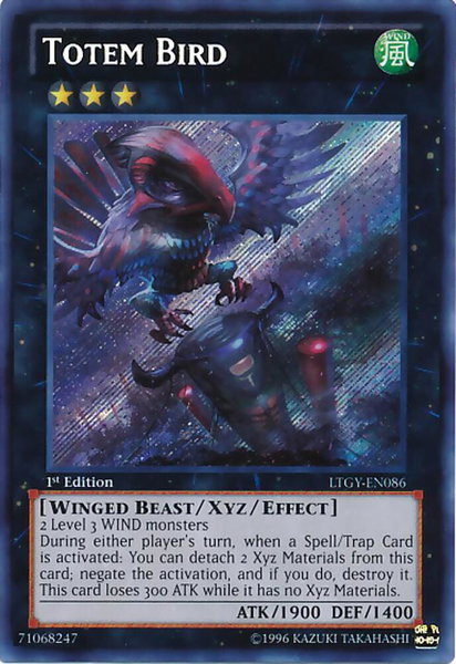 Totem Bird - Lord of the Tachyon Galaxy YuGiOh trading card