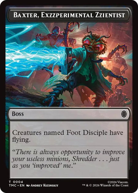 Baxter, Exzzperimental Zzientist - Commander: Teenage Mutant Ninja Turtles Magic: The Gathering trading card