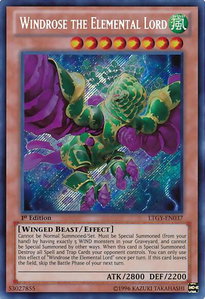 Windrose the Elemental Lord - Lord of the Tachyon Galaxy (LTGY) #LTGY-EN037 - Secret Rare YuGiOh Trading Card