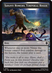 Savanti Romero, Temporal Rogue - Commander: Teenage Mutant Ninja Turtles (TMC) #12 - Token Magic: The Gathering Trading Card