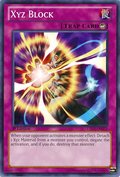 Xyz Block trading card from Lord of the Tachyon Galaxy Xyz Block - Lord of the Tachyon Galaxy YuGiOh trading card