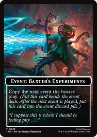 Event: Baxter's Experiments - Commander: Teenage Mutant Ninja Turtles (TMC) #15 - Token Magic: The Gathering Trading Card