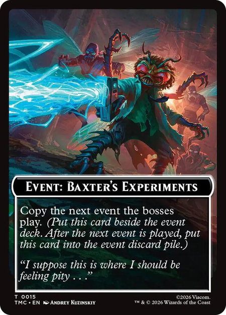Event: Baxter's Experiments - Commander: Teenage Mutant Ninja Turtles Magic: The Gathering trading card