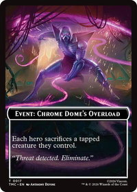 Event: Chrome Dome's Overload - Commander: Teenage Mutant Ninja Turtles (TMC) #17 - Token Magic: The Gathering Trading Card