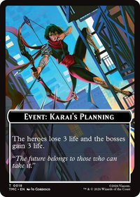 Event: Karai's Planning - Commander: Teenage Mutant Ninja Turtles (TMC) #18 - Token Magic: The Gathering Trading Card
