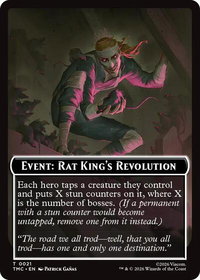 Event: Rat King's Revolution - Commander: Teenage Mutant Ninja Turtles (TMC) #21 - Token Magic: The Gathering Trading Card