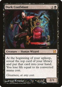 Dark Confidant - Modern Masters (MMA) #75 - Mythic Magic: The Gathering Trading Card