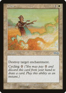 Clear - Urza's Saga (USG) #7 - Uncommon Magic: The Gathering Trading Card