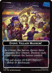 Event: Villain Mayhem! - Commander: Teenage Mutant Ninja Turtles (TMC) #27 - Token Magic: The Gathering Trading Card