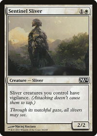 Sentinel Sliver - Magic 2014 (M14) (M14) #30 - Common Magic: The Gathering Trading Card