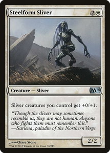 Steelform Sliver - Magic 2014 (M14) (M14) #38 - Uncommon Magic: The Gathering Trading Card