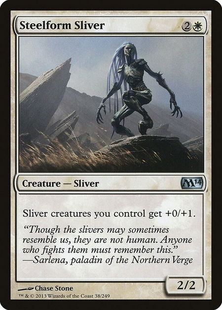 Steelform Sliver - Magic 2014 (M14) Magic: The Gathering trading card