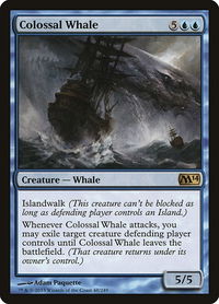 Colossal Whale - Magic 2014 (M14) (M14) #48 - Rare Magic: The Gathering Trading Card