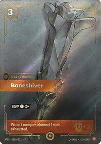 Boneshiver - Riftbound Organized Play Promotional Cards (OPP) #118a/221 - Promo Riftbound Trading Card