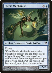Faerie Mechanist - Modern Masters (MMA) #45 - Common Magic: The Gathering Trading Card