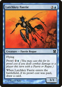 Latchkey Faerie - Modern Masters (MMA) #50 - Common Magic: The Gathering Trading Card