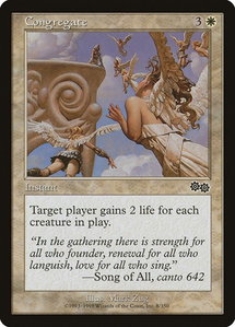 Congregate - Urza's Saga (USG) #8 - Common Magic: The Gathering Trading Card