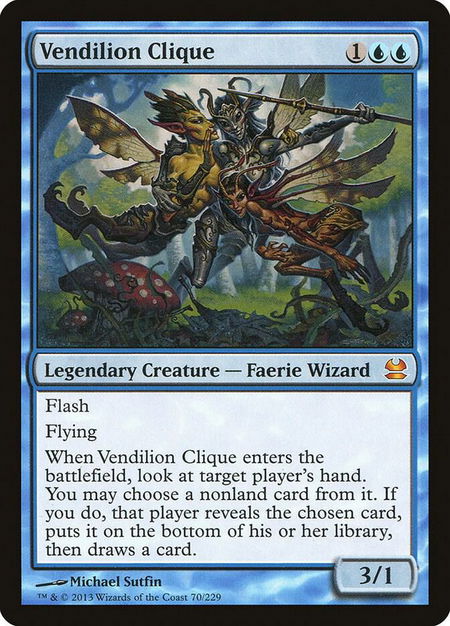 Vendilion Clique - Modern Masters Magic: The Gathering trading card
