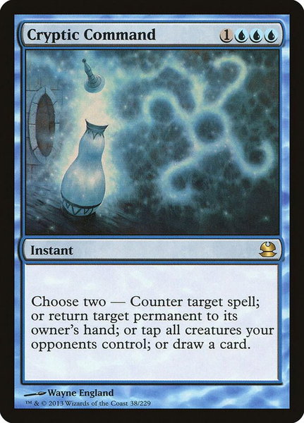Cryptic Command trading card from Modern Masters Cryptic Command - Modern Masters Magic: The Gathering trading card