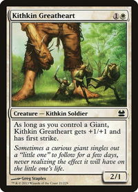 Kithkin Greatheart - Modern Masters (MMA) #21 - Common Magic: The Gathering Trading Card