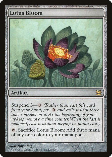 Lotus Bloom trading card from Modern Masters Lotus Bloom - Modern Masters Magic: The Gathering trading card