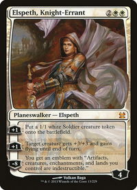 Elspeth, Knight-Errant - Modern Masters (MMA) #13 - Mythic Magic: The Gathering Trading Card