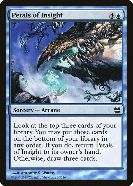 Petals of Insight trading card from Modern Masters Petals of Insight - Modern Masters Magic: The Gathering trading card