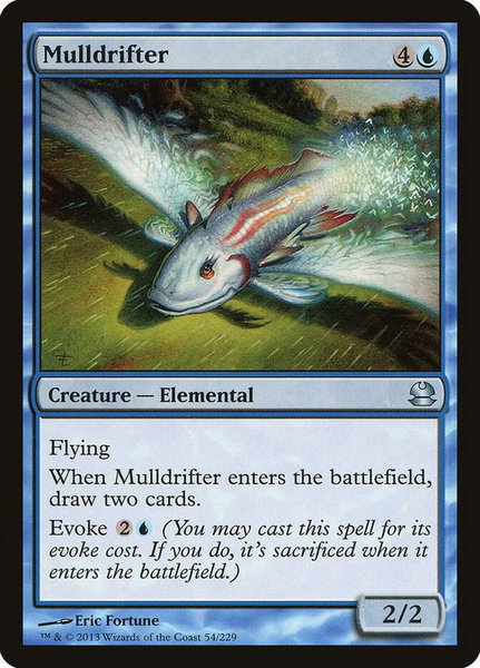 Mulldrifter trading card from Modern Masters Mulldrifter - Modern Masters Magic: The Gathering trading card