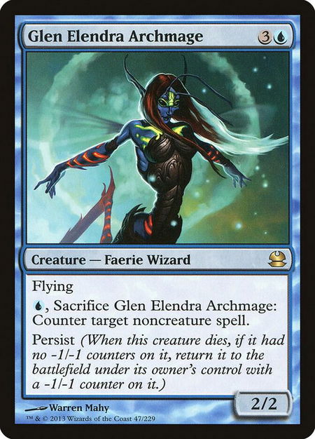 Glen Elendra Archmage - Modern Masters Magic: The Gathering trading card