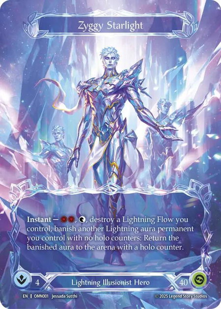 Zyggy Starlight (Marvel) trading card from Omens of the Third Age Zyggy Starlight (Marvel) - Omens of the Third Age Flesh and Blood trading card