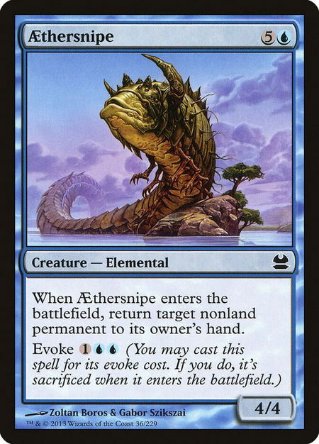 Aethersnipe - Modern Masters Magic: The Gathering trading card