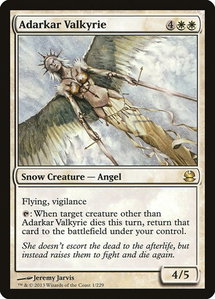 Adarkar Valkyrie - Modern Masters (MMA) #1 - Rare Magic: The Gathering Trading Card