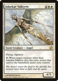 Adarkar Valkyrie - Modern Masters (MMA) #1 - Rare Magic: The Gathering Trading Card
