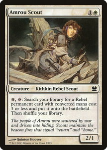 Amrou Scout - Modern Masters (MMA) #2 - Common Magic: The Gathering Trading Card