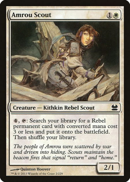 Amrou Scout - Modern Masters Magic: The Gathering trading card