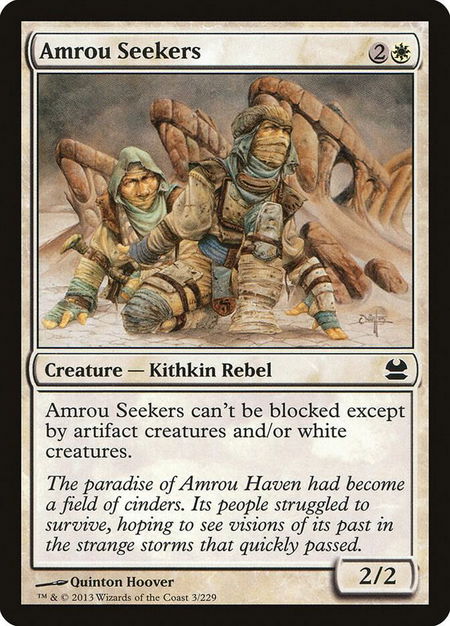 Amrou Seekers - Modern Masters Magic: The Gathering trading card