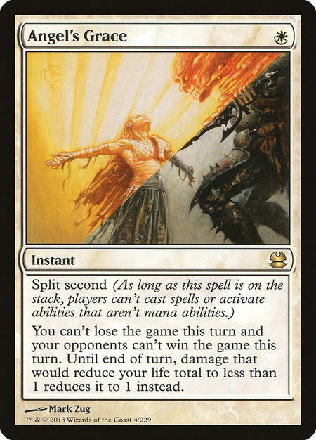 Angel's Grace - Modern Masters Magic: The Gathering trading card