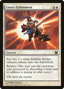 Cenn's Enlistment - Modern Masters (MMA) #9 - Common Magic: The Gathering Trading Card
