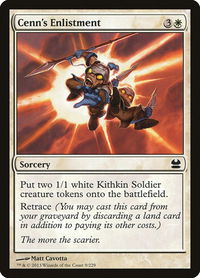 Cenn's Enlistment - Modern Masters (MMA) #9 - Common Magic: The Gathering Trading Card