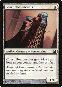 Court Homunculus - Modern Masters (MMA) #11 - Common Magic: The Gathering Trading Card