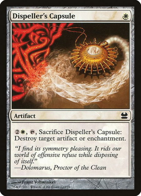 Dispeller's Capsule - Modern Masters Magic: The Gathering trading card
