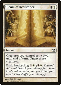 Gleam of Resistance - Modern Masters (MMA) #17 - Common Magic: The Gathering Trading Card