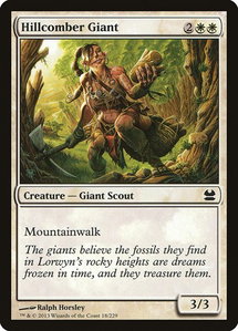 Hillcomber Giant - Modern Masters (MMA) #18 - Common Magic: The Gathering Trading Card