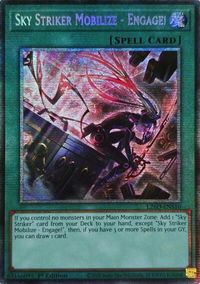 Sky Striker Mobilize - Engage! (Alternate Art) (Starlight Rare) - Legendary Modern Decks 2026 (L26D) #L26D-ENS10 - Starlight Rare YuGiOh Trading Card