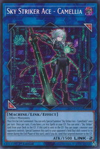 Sky Striker Ace - Camellia (Secret Rare) - Legendary Modern Decks 2026 (L26D) #L26D-ENS31 - Secret Rare YuGiOh Trading Card