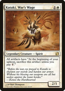 Kataki, War's Wage - Modern Masters (MMA) #20 - Rare Magic: The Gathering Trading Card